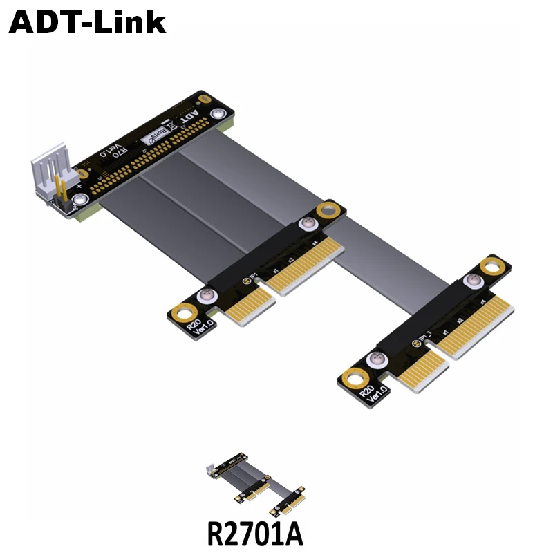 

NVMe Dual-Port SSD PCIe Extension cable For U.2 SFF-8639 PCIe3.0 2x2 NVMe Intel DC D4800x OCZ Z-Drive Toshiba ZD Sumsung PM1725b