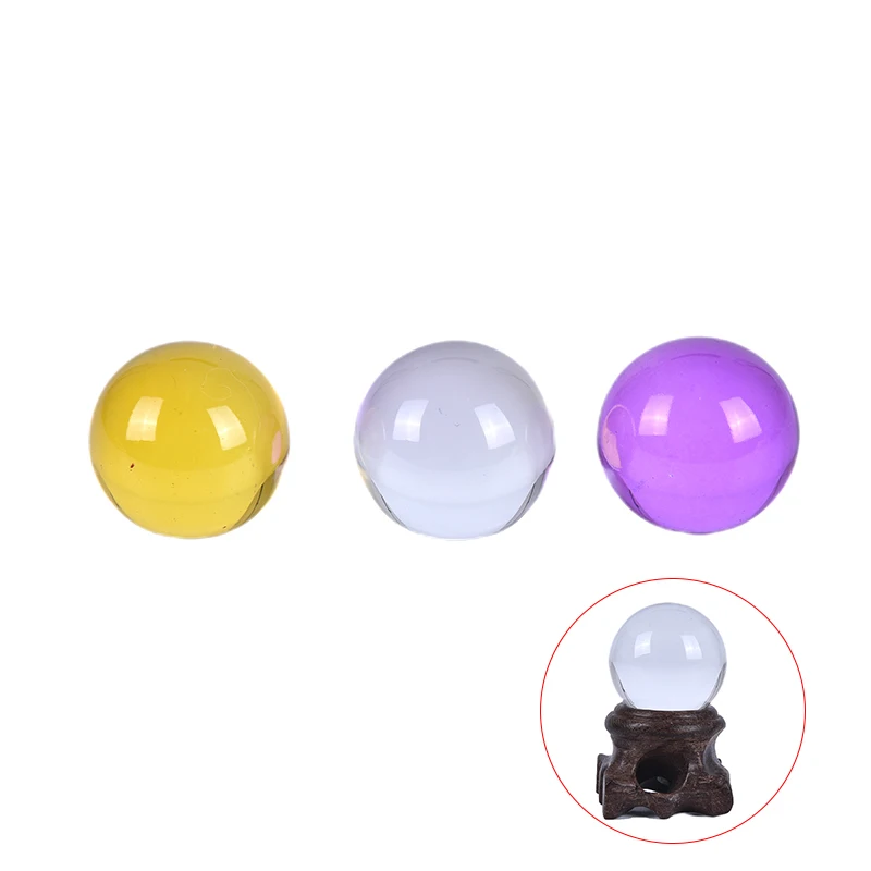 20/30mm Crystal Ball Quartz Glass Transparent Ball Spheres Glass Ball Photography Balls Crystal Craft Decor Feng Shui