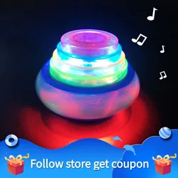 Beyblade giroscópio peg-iluminação superior brinquedos interativos musicais para crianças cor flash spinner ufo modelagem presentes para crianças