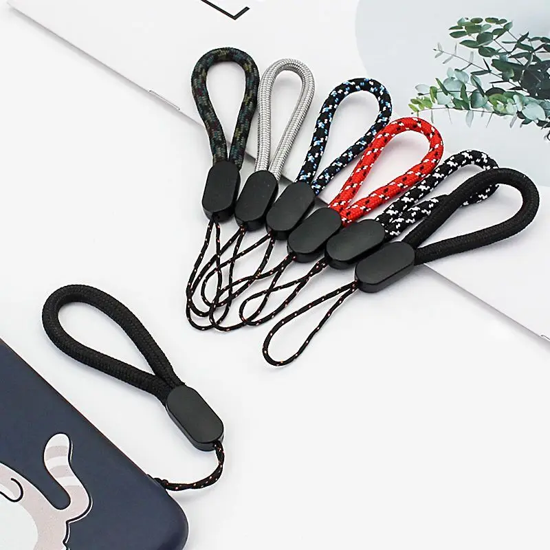 Mobile Phone Strap Short Lanyard for Keys ID card Cell phone Universal Hold Lanyards 6 Colors Handheld Rope Wear-resistant Strap