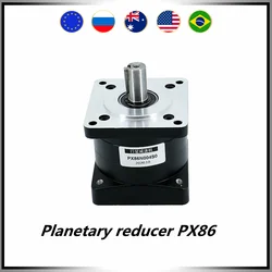 Planetary reducer PX86 suit for Nema34 86 steppe motor ratio 3 4 5 6 8  input hole 14mm 5mm key output 16mm with 5mm key