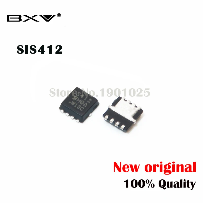 10pcs SIS412DN SIS412 S412 QFN-8 MOSFET new original