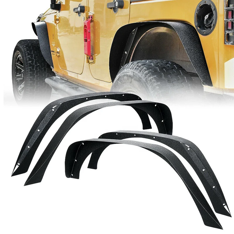 For Wrangler JK   2007-2017 Car Fender   Eyebrow Wheel Arches Fender Flare steel Factory