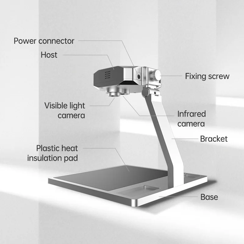 Lançamento iit curto cam infravermelho câmera de imagem térmica pcb instrumento diagnóstico para o telefone placa-mãe detecção de falhas ferramentas