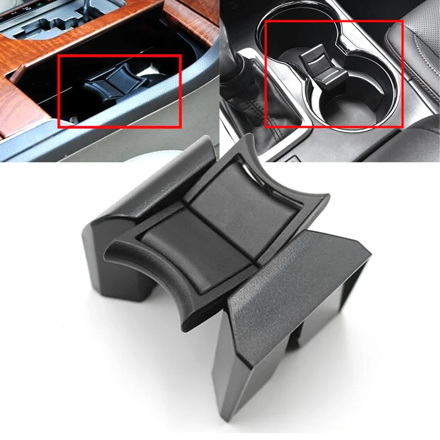 

Car Center Conole Cup Holder Insert Divider Separator Adjustable Folding For Toyota Camry 2007-2011