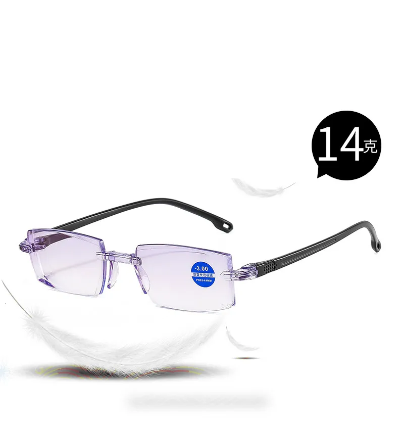 1,0-1,5-2,0-2,5-3,0-4,0 fertig Myopie Gläser Klassische Anti blau Licht Rezept optische Brillen Frauen Männer – Detail 4