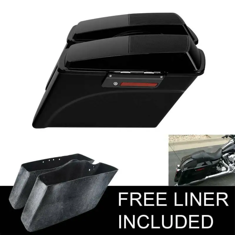 Motorcycle Hard Saddlebags 6x9