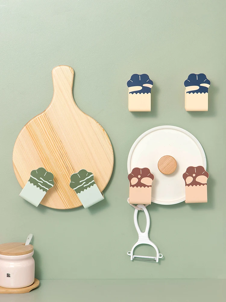 

Pot lid rack cutting board storage kitchen rack wall-mounted cutting board cutting board rack free punching strong load-bearing