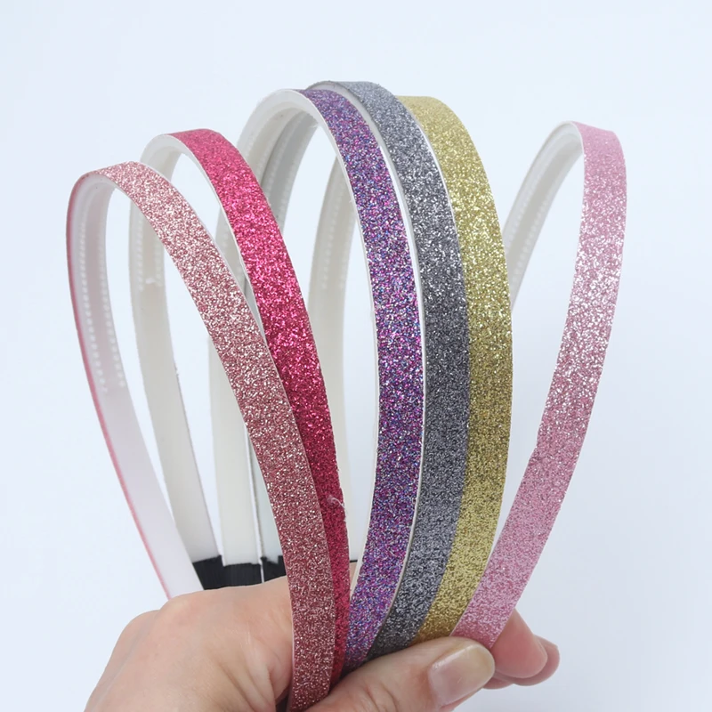 4PCS New Girls Glitter Hair Bands Children Headbands Kids Hair Accessories Teeth Hairbands