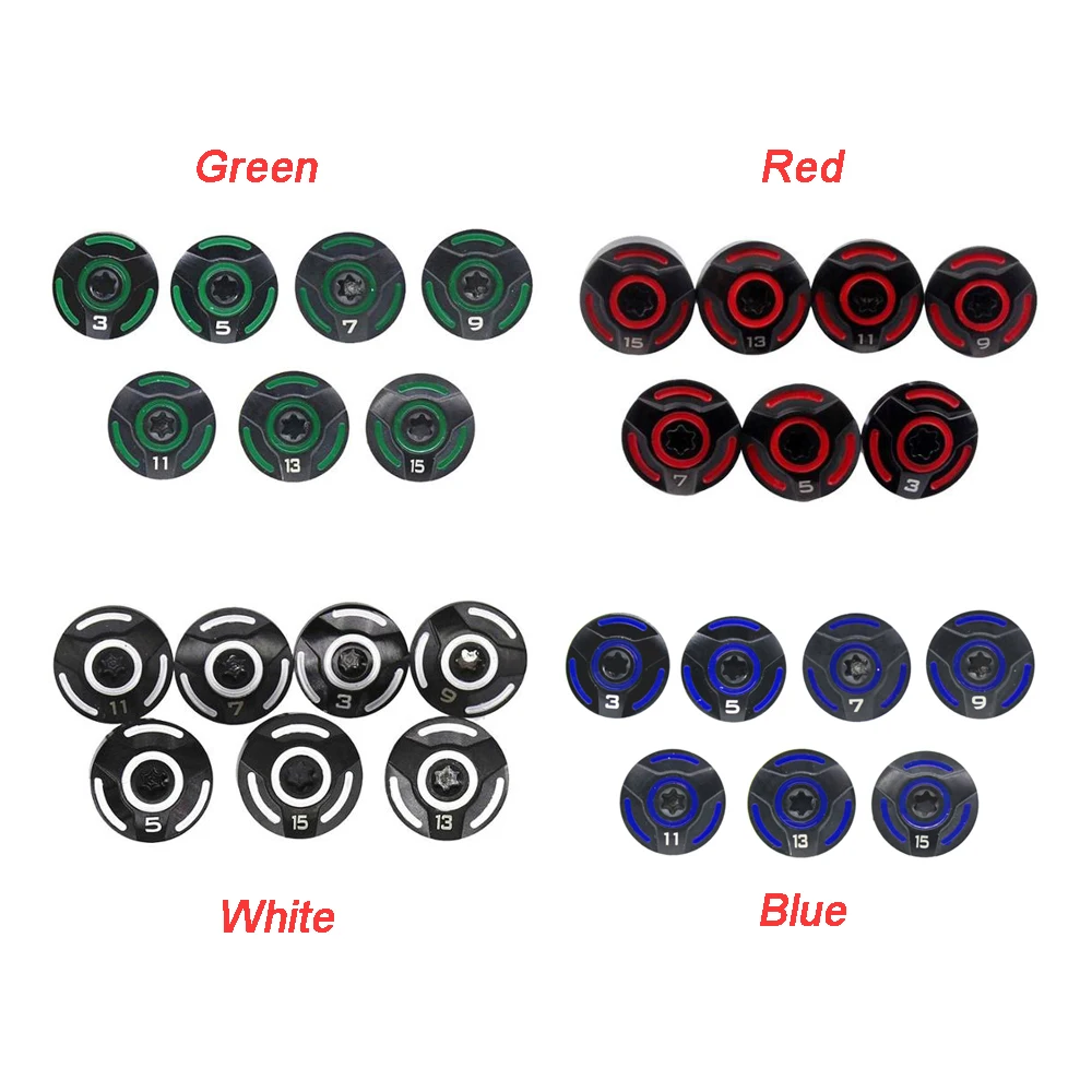 

7pcs Golf Weights Weight Screws for RAZR Wood Driver 3g/5g/ 7g/ 9g/11g/13g/15g