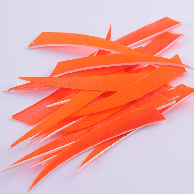 Fletching plumas de pavo para flechas – 50 uds artesanal