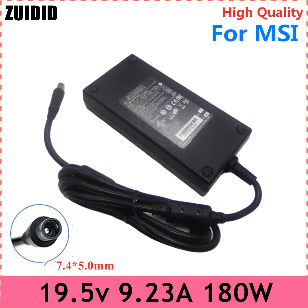 

19.5V 9.23A 7.4x5.0mm 180W ADP-180MB K Laptop Charger AC Adapter for MSI GE75 RAIDER 8SE GL63 8RE-616XFR 8RE-616X Power Supply