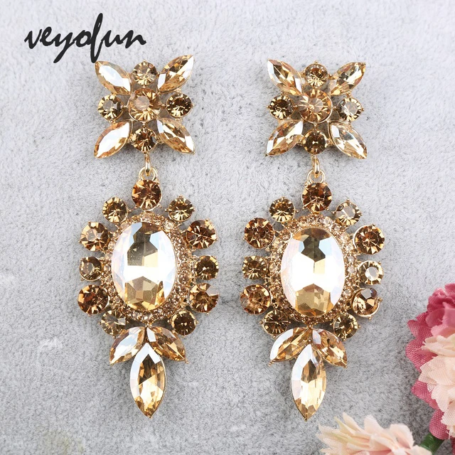 Nickel Free Earrings Fashion Nickel Free Jewelry Earrings Vintage Crystal Drop Aliexpress