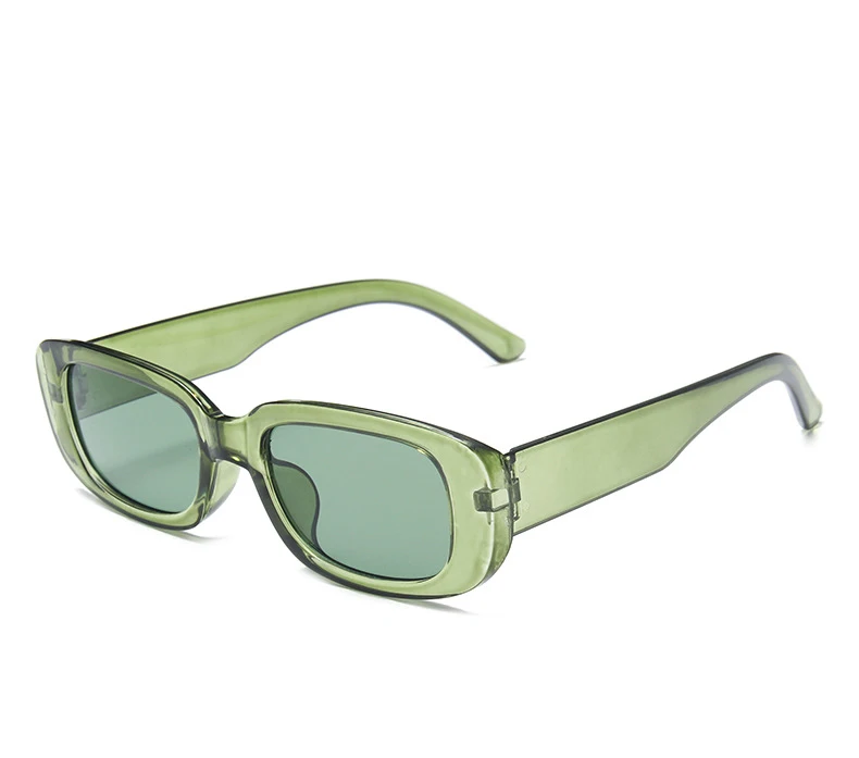 Klassische Weiße Rechteckige frauen Sonnenbrille Neue Mode Kleine Retro Marke Designer Quadrat Sonnenbrille Weibliche Dame Brillen – Detail 17