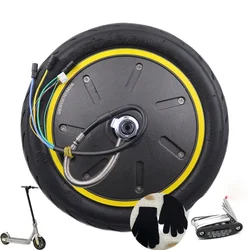 10 Inch Electric Scooter 36V 350W Motor Hub with 60/70-6.5 Inner and Outer Vacuum Tire for Xiaomi Ninebot Max G30 Parts