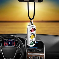 Car Pendant Traffic Lights Auto Ornaments Interior Rear View Mirror Decoration Hanging Decor Car Accessories Car Styling Gifts