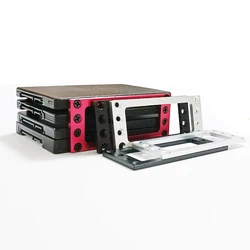 Diy-アルミニウム合金ブラケット,2.5インチ,ハードドライブSSD089,コンピューターケース,統合ブラケット付き,2/3/4ベイ
