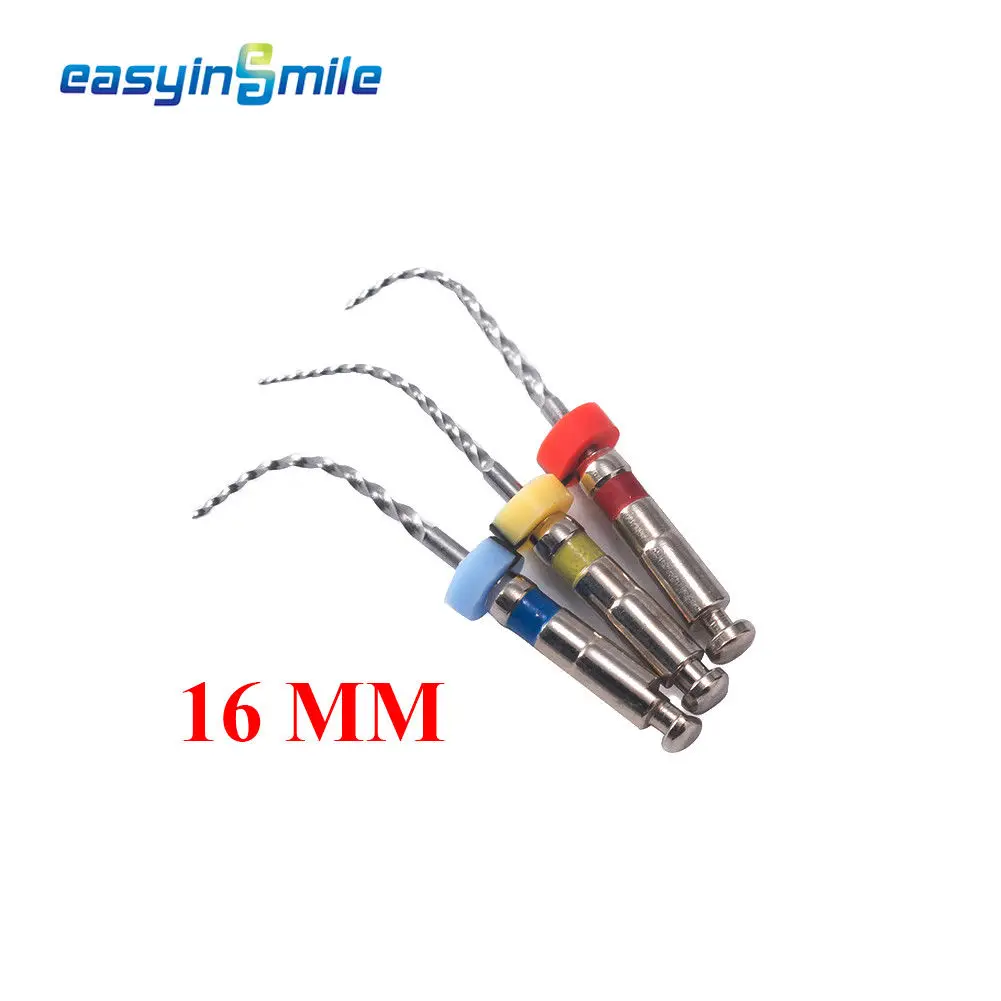 EASYINSMILE Dental NITI Dreh Dateien 16MM Motor Endodontie Wurzel Kanal Tipps Spezielle für Kinder (X BABY ROTARY DATEI) autoklaven