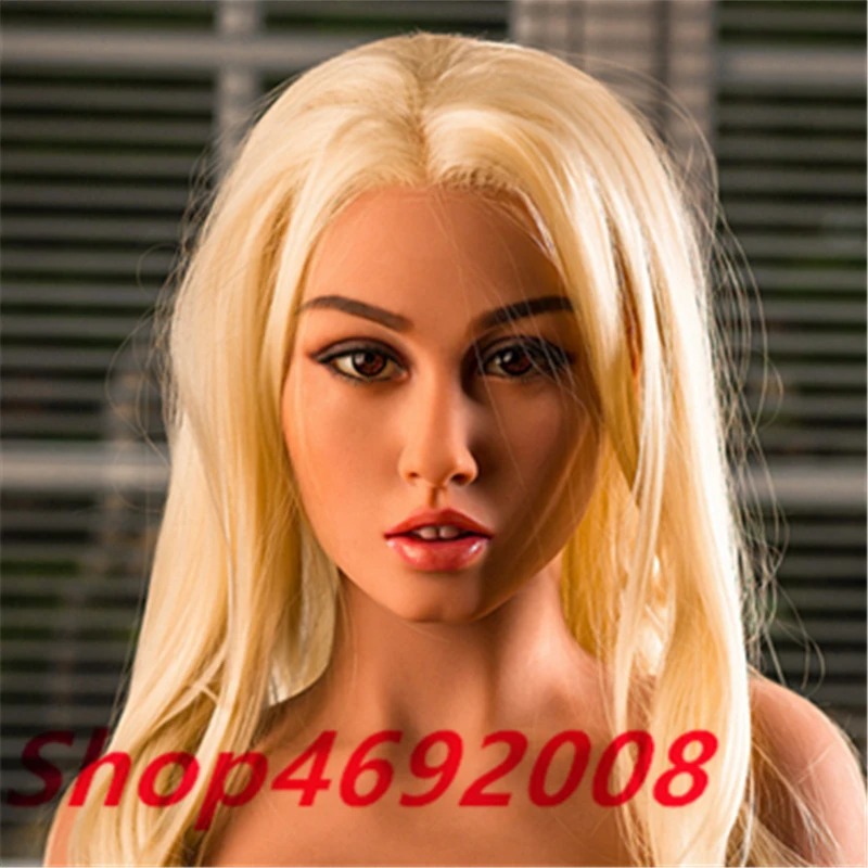 

I2 Delicate face Lifelike Sex Doll Head Silicone Material Metal Frame Beautiful Facial Features Enjoy The Oral Sex Of Love Dolls