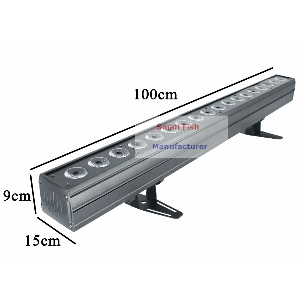 Imagem -03 - Luminária Led de Parede sem Fio com Controle de Pixel Iluminação de Parede Interna 18x18w