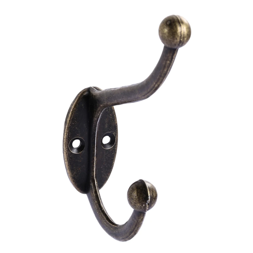 Vintage Hangers Hook Alloy Bronze Cloth Coat Bag Hat Hanging Hooks Bathroom Kitchen Anitque Racks with Screws Door Holder