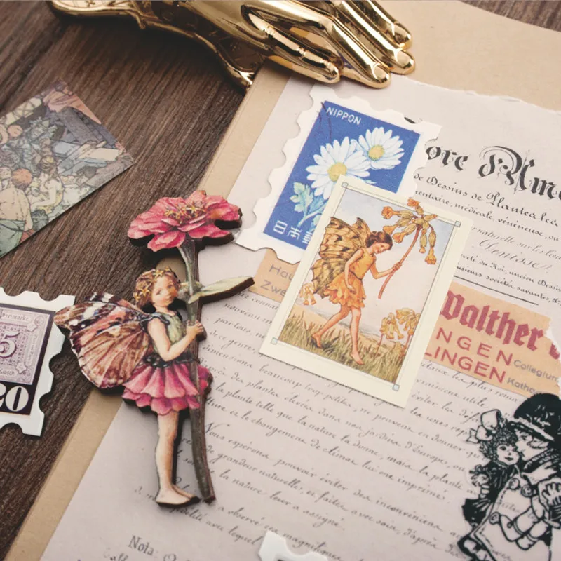 100 sztuk/pudło Vintage Story Kraft Paper śliczne pamiętnik Scrapbooking karta DIY Making Bullet Journaling akcesoria karty LOMO notatniki