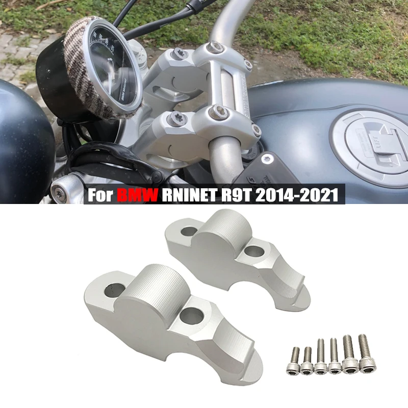 

For BMW RNINET R Nine T Pure Racer Scrambler R9T 2014-2021 Motorcycle 28mm HandleBar Raised Clamp Adapter Handle Bar Mount Rise