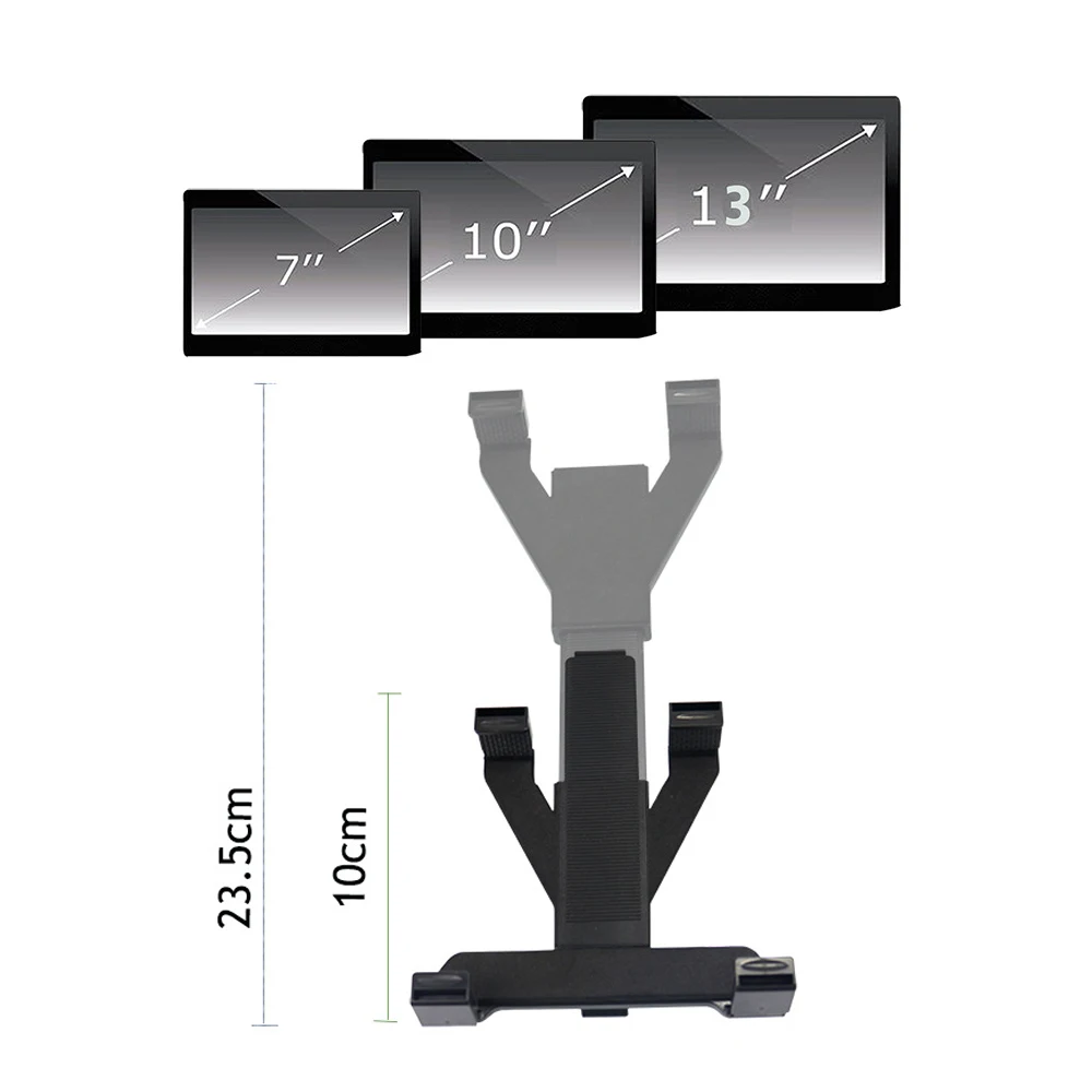 Car Seat Back Pillow Headrest Mount Holder Black For Lenovo YOGA Tablet 2 Tablet pc tab 2 A7-20F A7-30HC for Huawei MediaPad M3