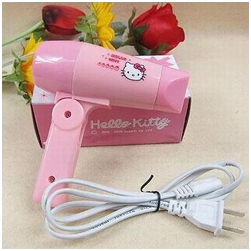 

Hair Dryer Household Heating Powerful Kitty Hair Dryer MIni Portable Power Electric Dryer In Home Appliance 400W