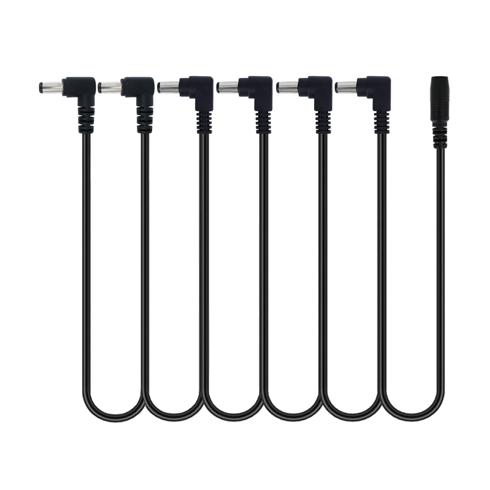 Papatya zinciri 1 ila 3 5 6 8 yolları Splitter gitar efektleri Pedal aksesuarları güç uzatma kablosu için 9V DC adaptör fiş