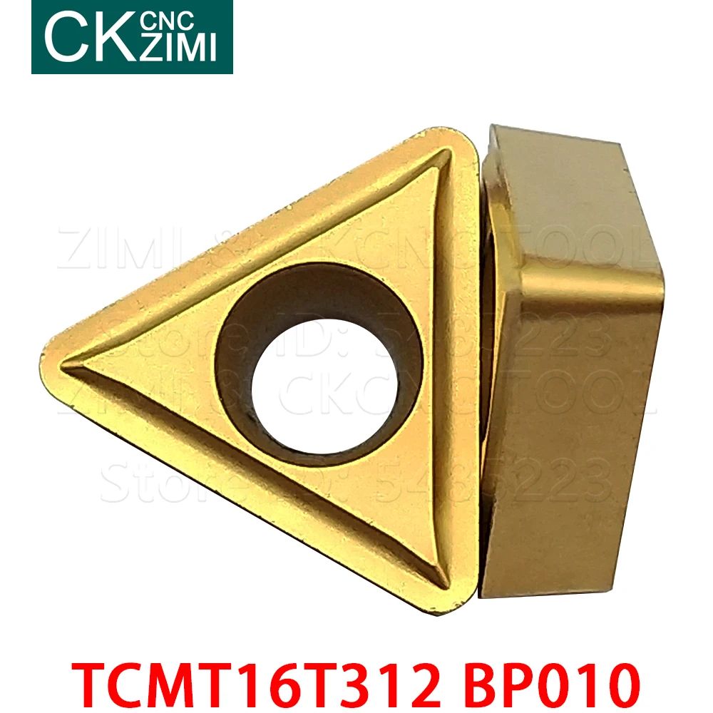 Ferramentas de inserção giratória externa, ferramentas de torno cnc tcmt32, 10p bpbp010 tcmt32 53 para aço inoxidável