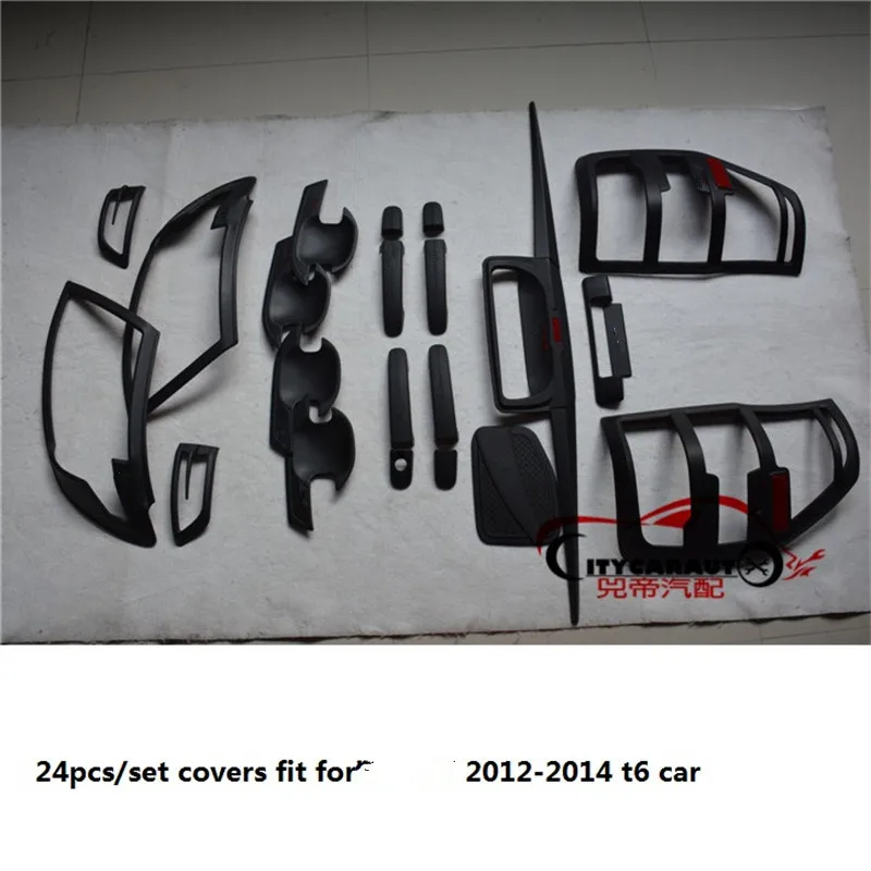 Car Styling Covers For RANGER T6 TXL Body Kit Trims Cover Lamp Hoods Headlights Tail Lamp Tank Covers Fit For Ranger T6 2012-14