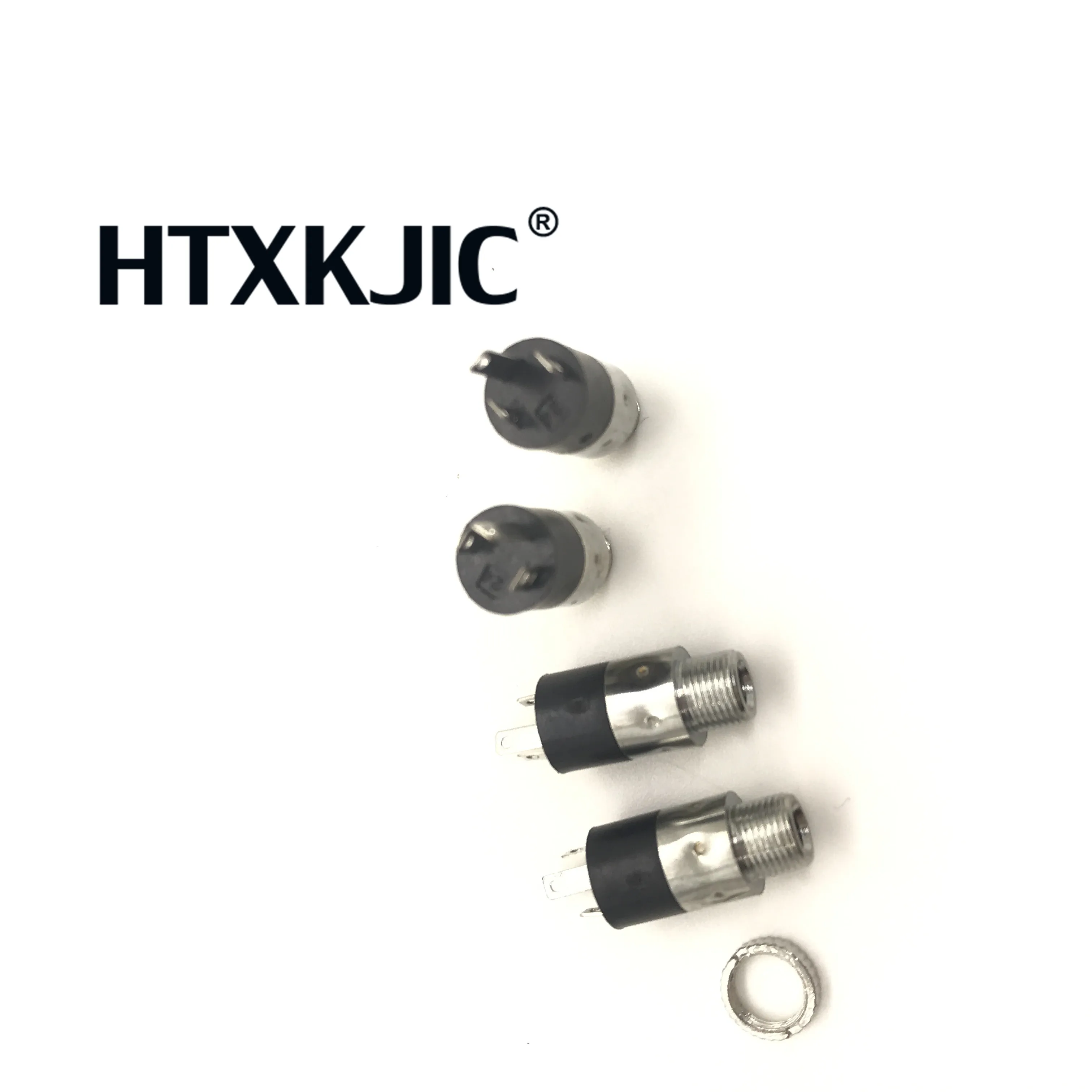 100 قطعة/الوحدة PJ392 3.5 مللي متر ستيريو الإناث Sockect جاك مع المسمار 3.5 الصوت سماعة موصل PJ-392