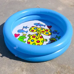 1pc 65x65cm bebê piscina criança verão crianças brinquedos de água banheira inflável redonda adorável animal impresso piscina