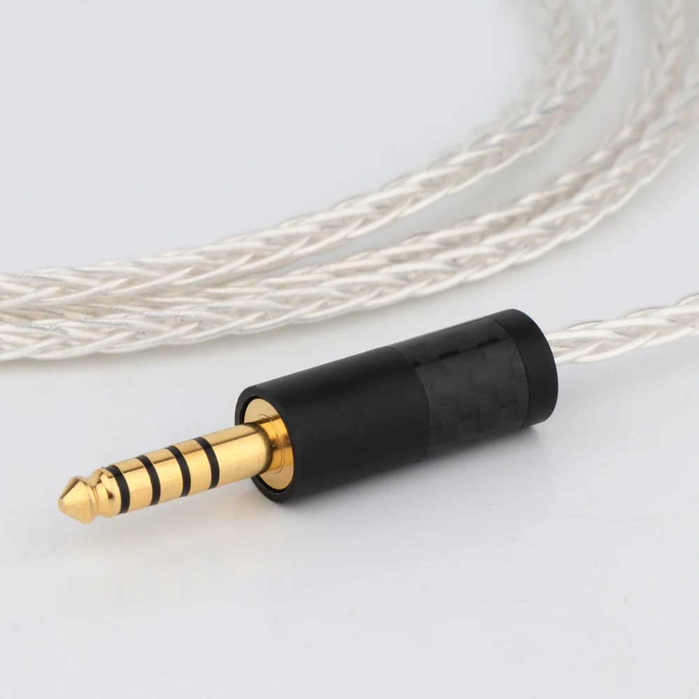 Cable de auriculares Chapado en plata OCC de alta gama, Cable de auriculares de 4,4 MM, macho equilibrado a enchufe de 2x3,5 MM para Sony clásica