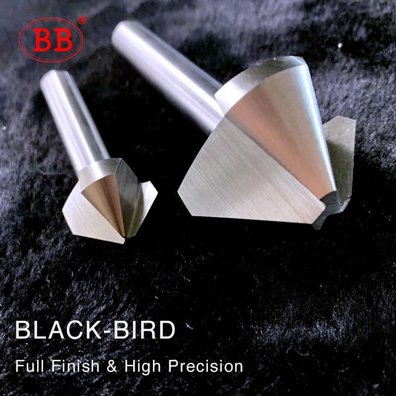Imagem -06 - Graus Countersink Hss Chamfering Ferramenta de Moagem de Metal Flauta Cortador De-durring Orifício Rose Enseada Broca 60 120 bb 90