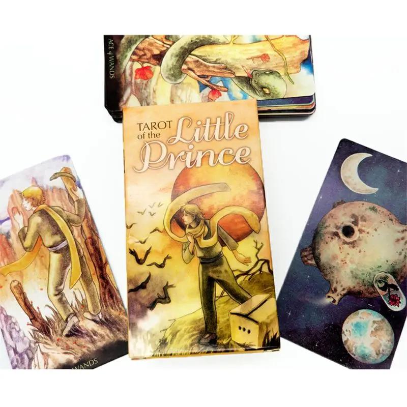 2023 New Tarot of the Little Prince Whimsical Loosely 78 Deck Cards Fate Divination Game