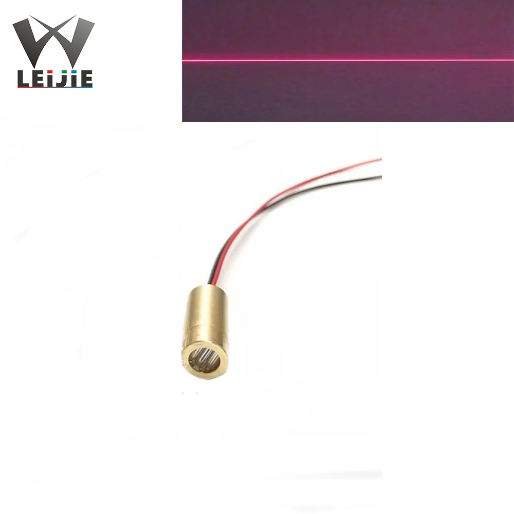 1pcs 3V Dot Line Cross MINI 650nm 5mW 9mm Red Laser Head Laser Positioning Lamp Semiconductor Laser LED LD Module