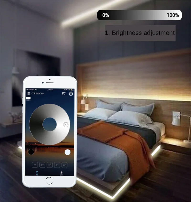 Smartphone Control Magic Home Wifi Single Color Controller for LED Strip Light