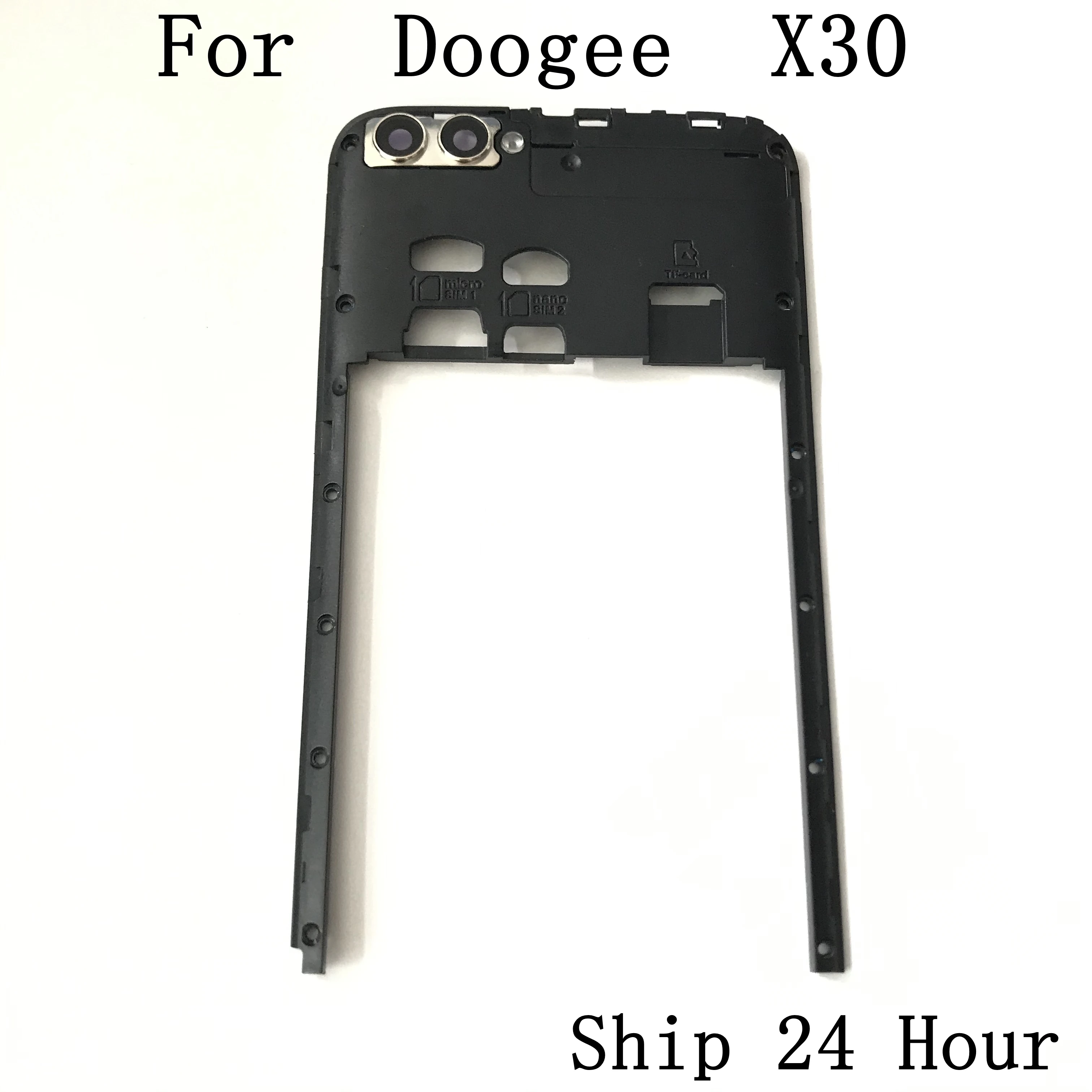 

Doogee X30 Back Frame Shell Case + Camera Glass Lens For Doogee X30 Repair Fixing Part Replacement