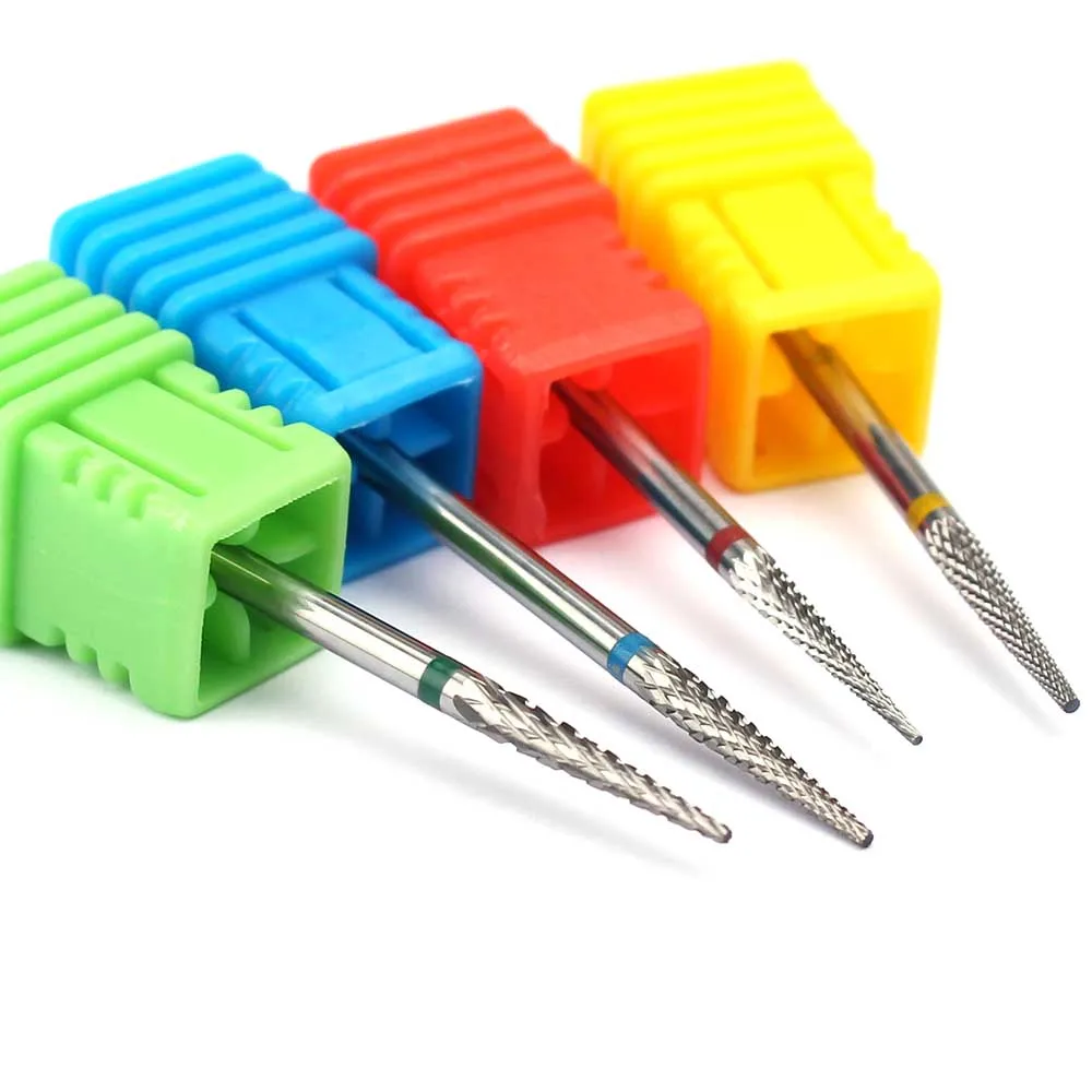 Nail Drill Bit Nail Files Manicure Cuticle Cutters Tungsten Drills Nozzles Milling Gel Polish Equipment Nails Accessories