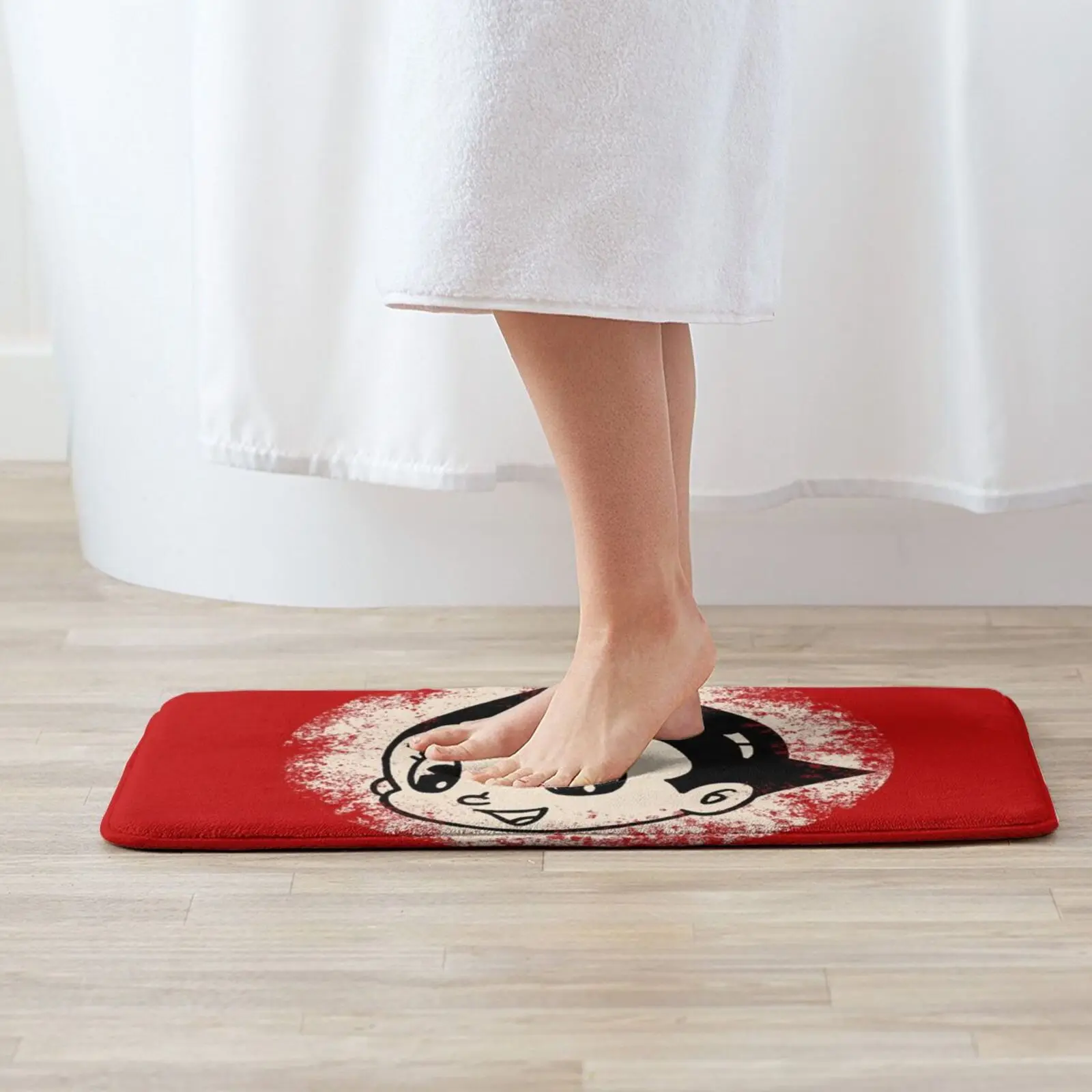 Vintage Astroboy Entrance Door Mat Bath Mat Rug Geek Gamers Metal Gear Solid Foxhound Mgs5 Ps4 Anti-Slip Bedroom Kitchen Foot