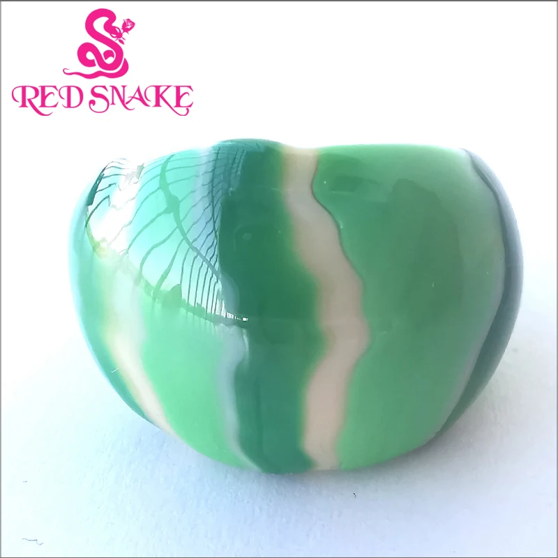 RED SNAKE Brand Fashion Ring Handmade Murano Glass Multifarious RSMG0000#432