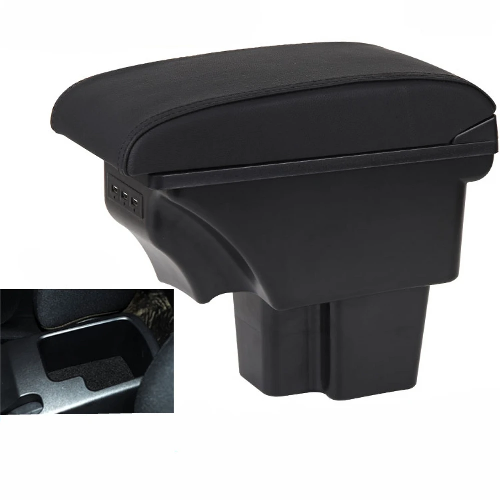 Car Armrest For Kia Forte Cerato Rotatable Center Centre Console Storage Box Arm Rest 2009-2013 2010 2011 2012