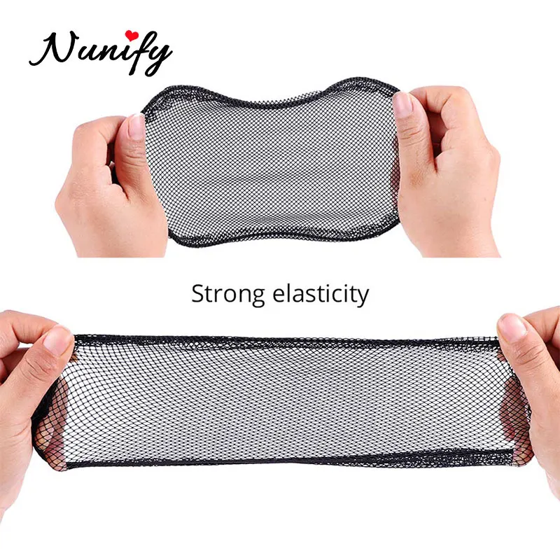 Nunify 1-5Pcs/Lot High Quality Hair Net For Make Ponytail Beautiful Woman Hair Tool Ponytail Afro Bun Wig Caps Hairnets
