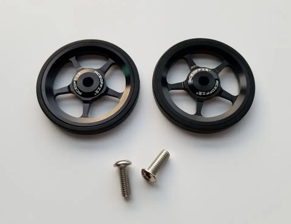 1pair Super Lightweight easywheel For Brompton bike black/silver/gold