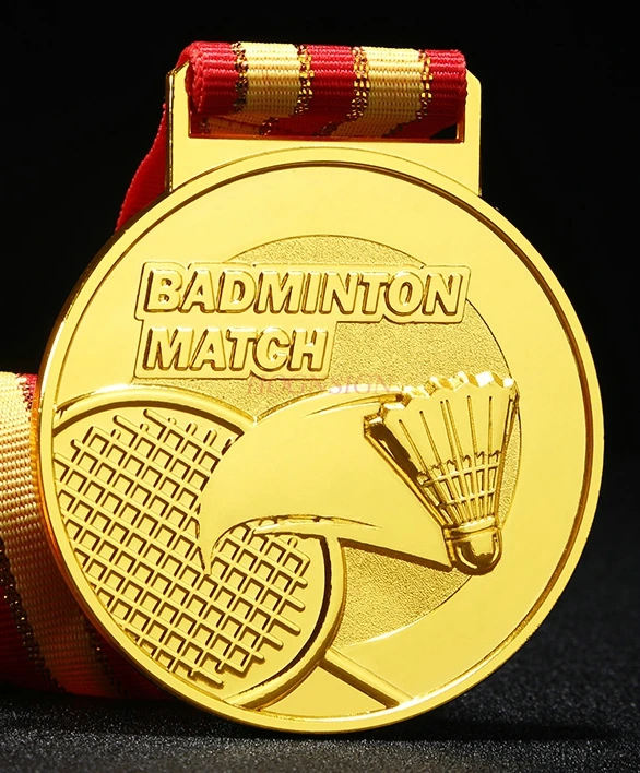 

General Badminton Medal Metal Medal School Sports Competition Gold And Silver Bronze Medals 2021