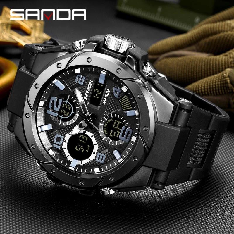 

Sports Men Wrist Watch Top Brand Luxury Military Quartz Watch For Men Waterproof S Shock Male Clock relogio masculino Dropship