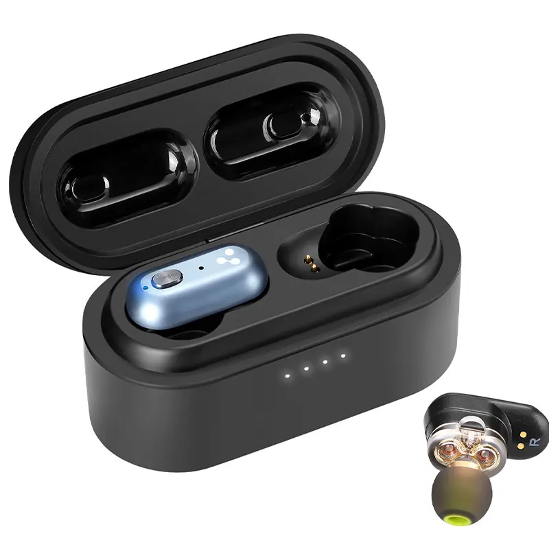 

Original S101 Plus TWS QCC3040 Chip, 12 Hours True Wireless Stereo Earbuds, Bluetooth 5.2 Earphones With Charging Compartment