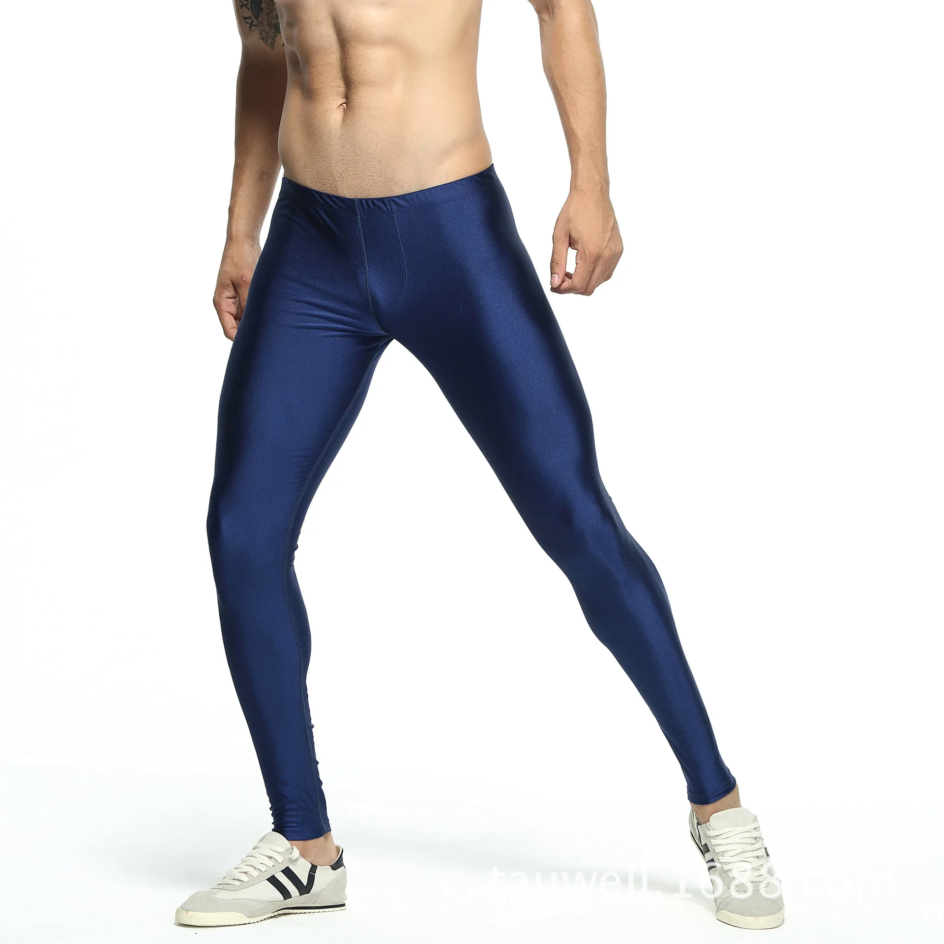 Men Fitness Pants Joggers Compression Pants Male Trousers Bodybuilding Tights Leggings For Men Fashion Yoga golden